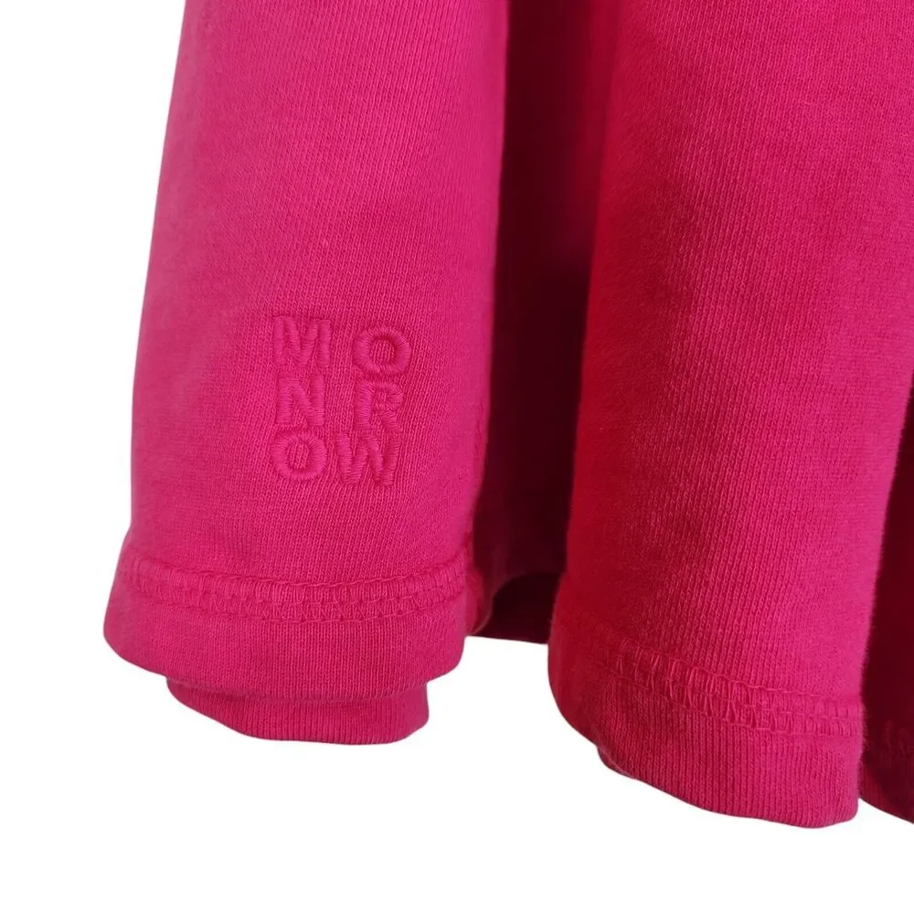MONROW Skirt Womens Small Pink Pleated Tennis Skirt Pull‎ On Mini Soft Flounce